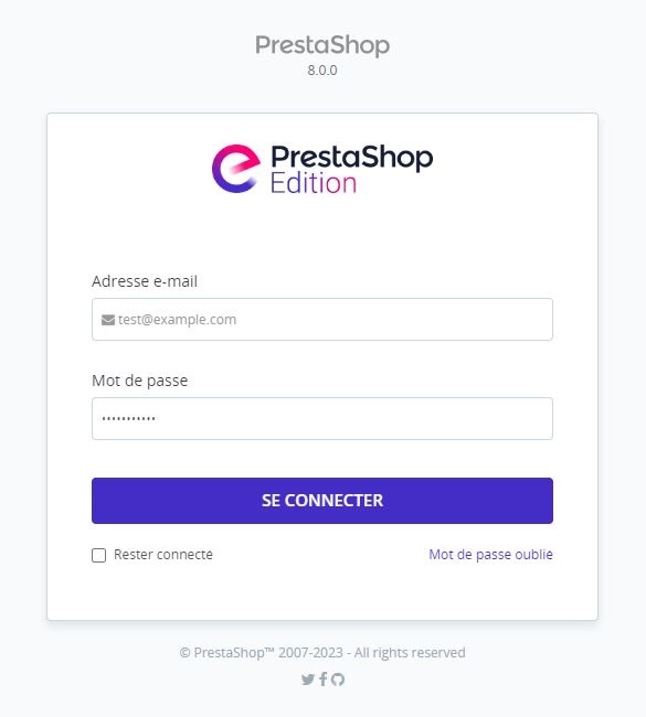 Se connecter au back-office - Centre d'aide PrestaShop